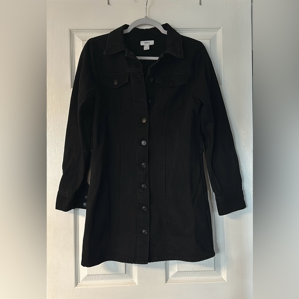 Black Denim Dress